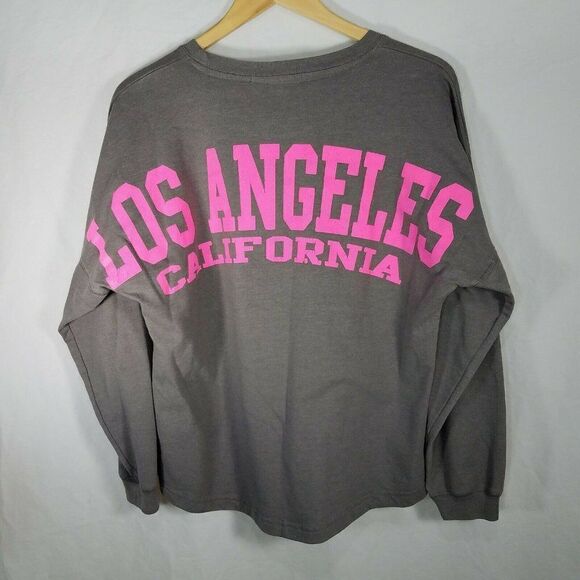 Miami Style Tops - 𝅺MIAMI Style Comfy Crewneck Sweatshirt Medium Los Angeles California Gray Pink